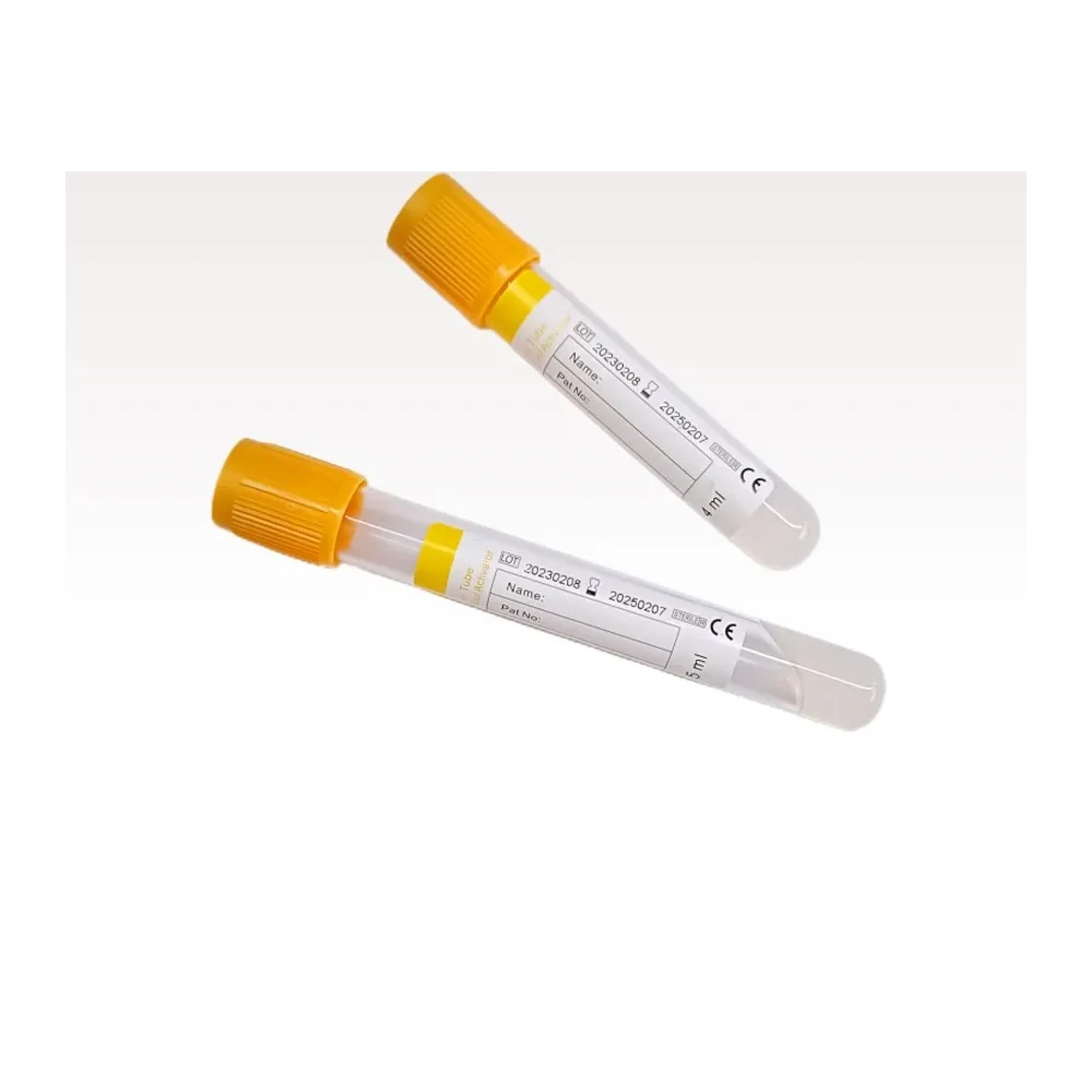 Yellow Top Blood Collection Tube